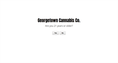 Desktop Screenshot of georgetowncannabisco.com